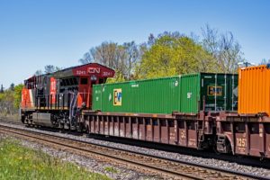 cn freight train diesel engine
