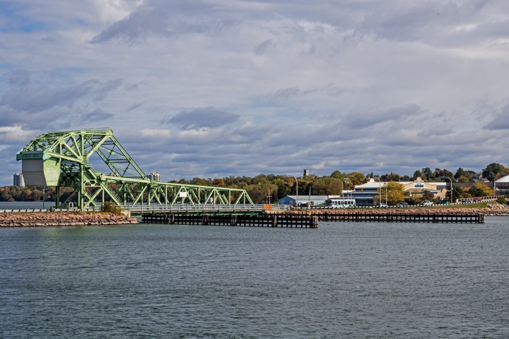 lasalle causeway over cataraqui river kingston ontario